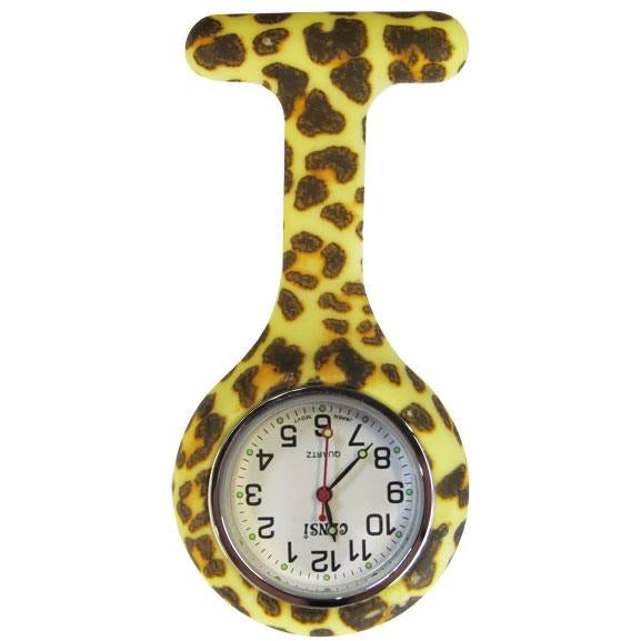 Cheetah Analogue Silicone Gel Silicone Fob Watch