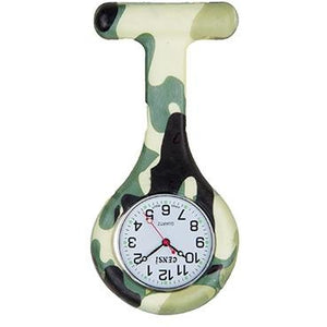 Camouflage Army Silicone Fob Watch