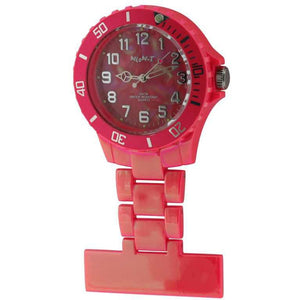 Neon Pearl Pink Fob Watch