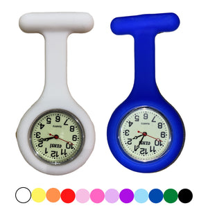 Silicone Fob Watch Analogue with Luminous Dial