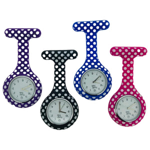 Dotty Silicone Fob Watch Available in 4 Colours