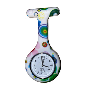 Tropical Flowers Analogue Silicone Fob Watch